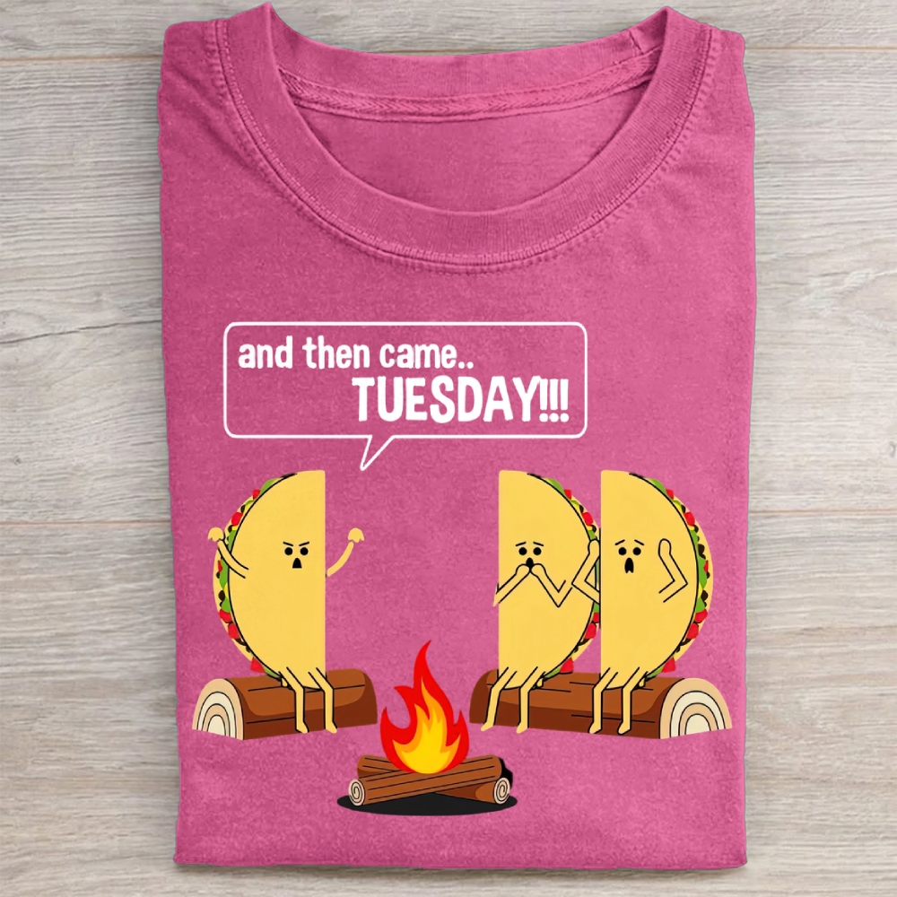 Tuesday Tells The Story Of That Terrible Campfire Washed Tee 