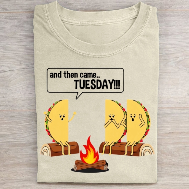 Tuesday Tells The Story Of That Terrible Campfire Washed Tee 