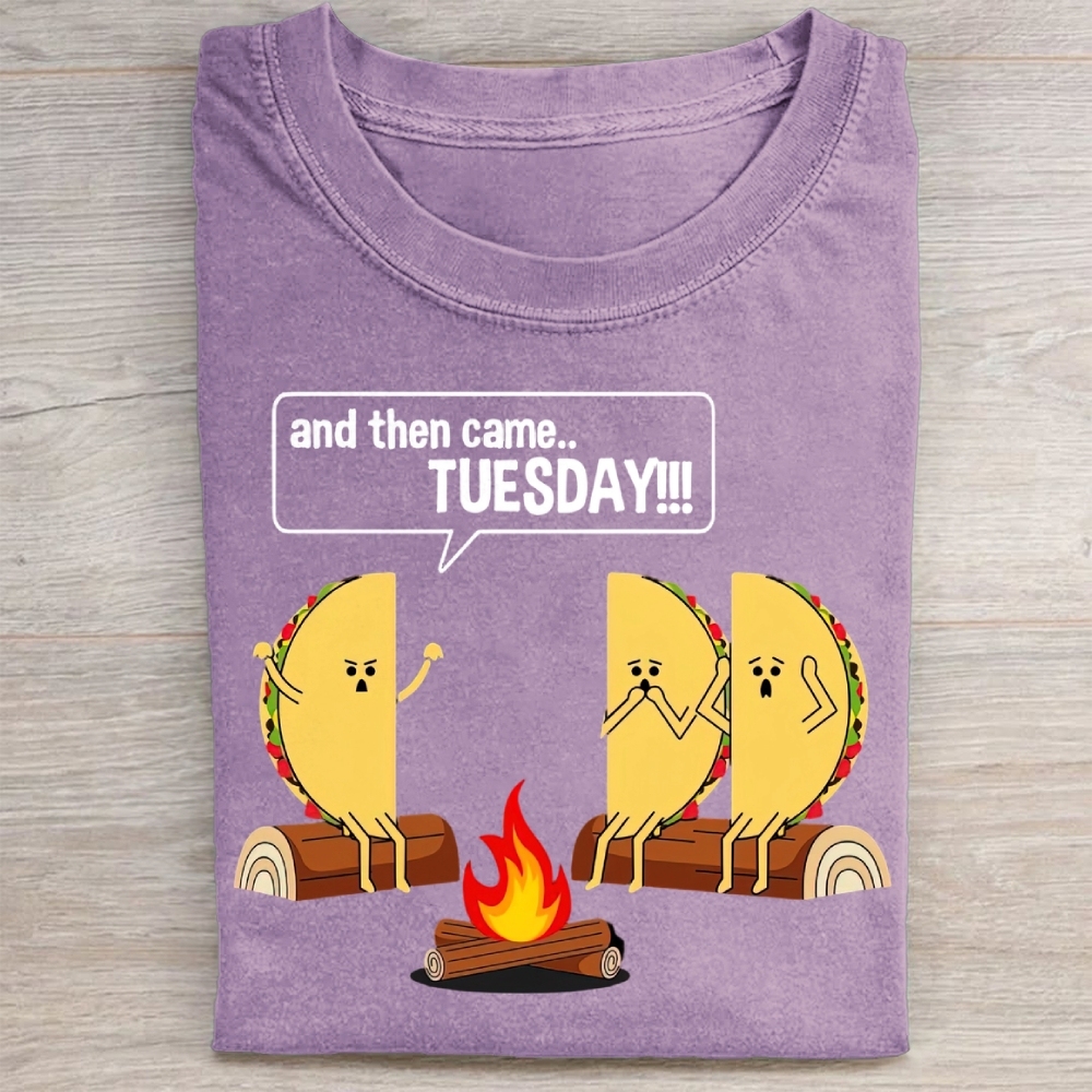 Tuesday Tells The Story Of That Terrible Campfire Washed Tee 