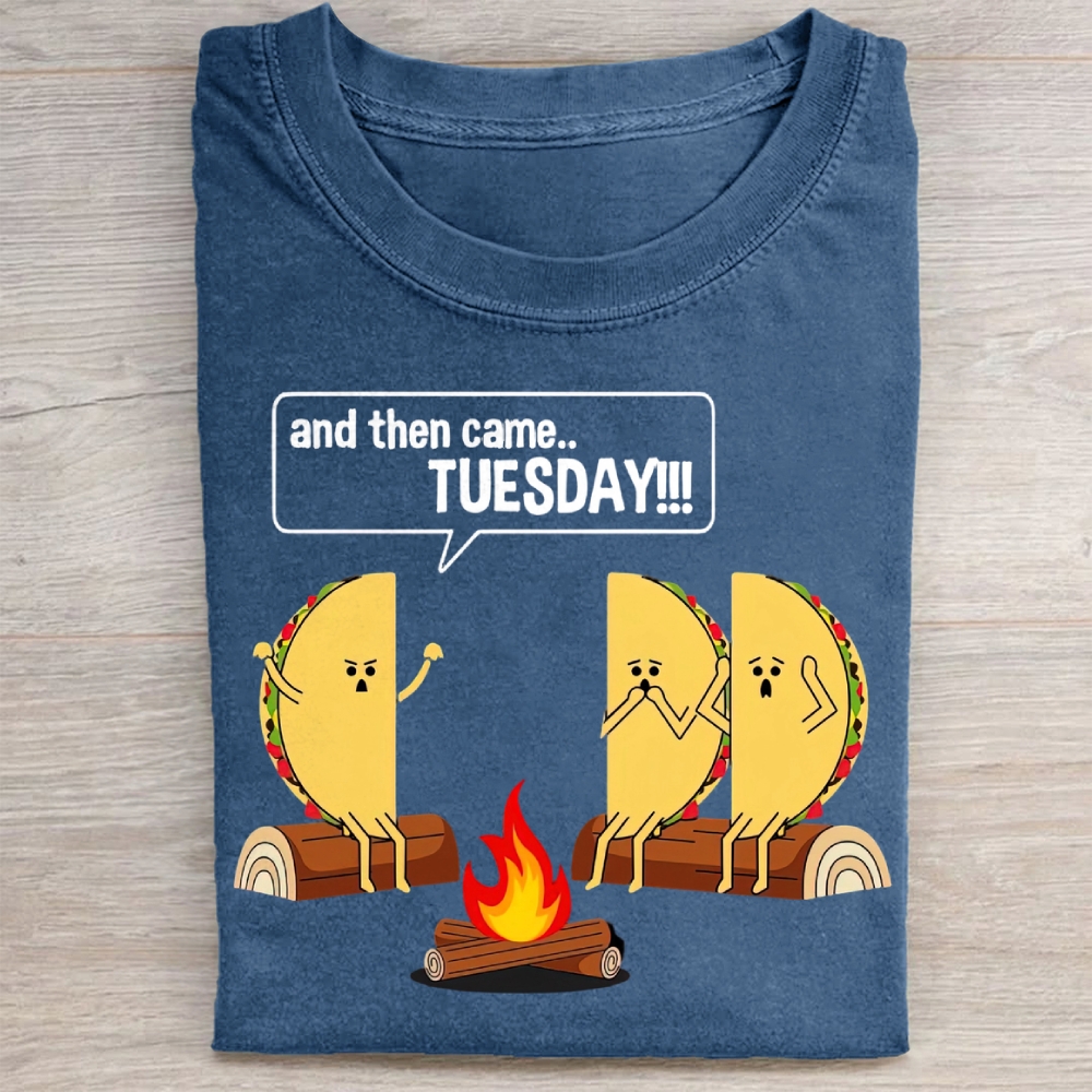 Tuesday Tells The Story Of That Terrible Campfire Washed Tee 
