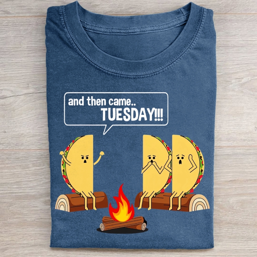 Tuesday Tells The Story Of That Terrible Campfire Washed Tee 
