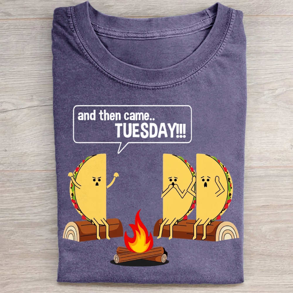 Tuesday Tells The Story Of That Terrible Campfire Washed Tee 
