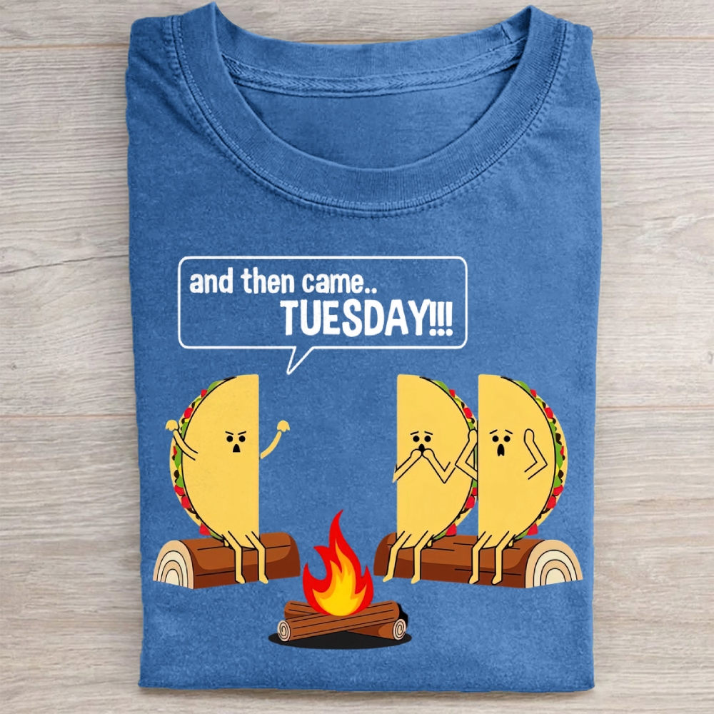 Tuesday Tells The Story Of That Terrible Campfire Washed Tee 