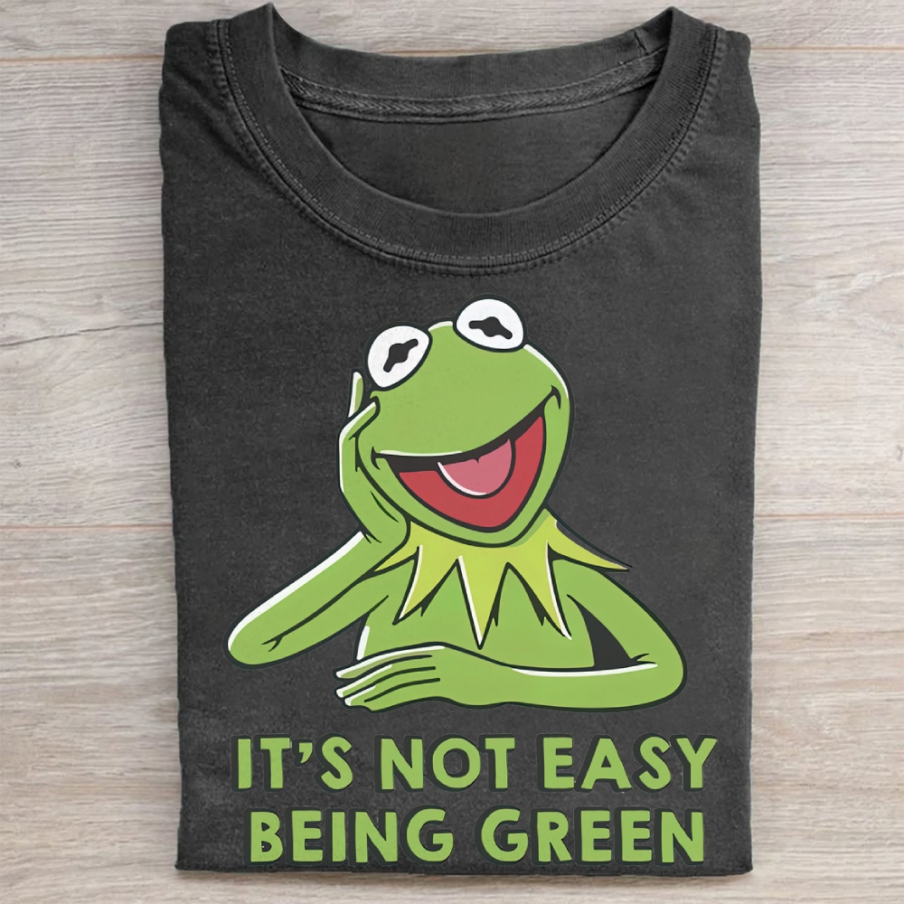 "It's Not Easy Being Green" Kermit Vintage Washed Tee
