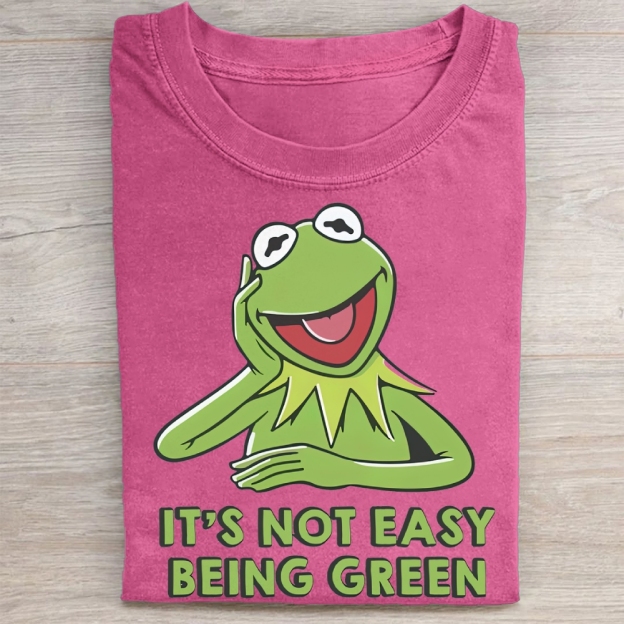"It's Not Easy Being Green" Kermit Vintage Washed Tee