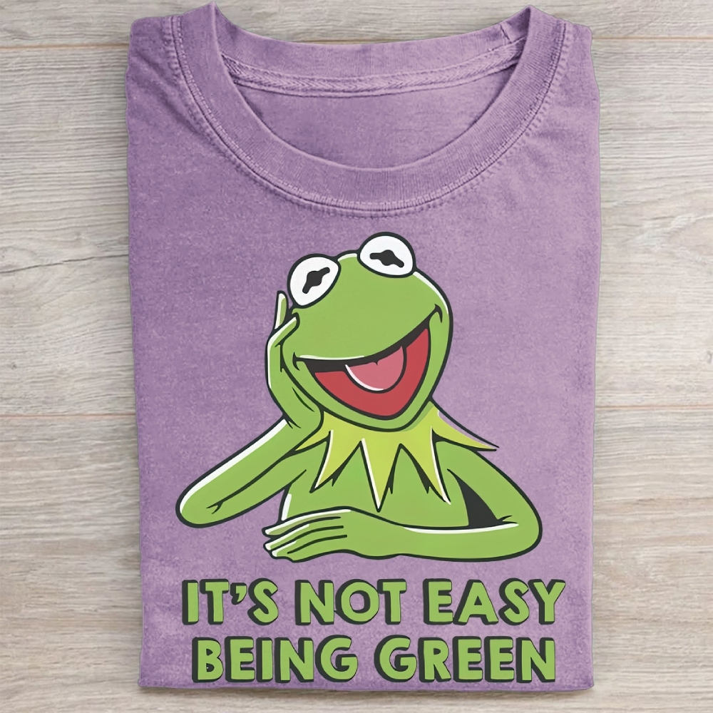 "It's Not Easy Being Green" Kermit Vintage Washed Tee