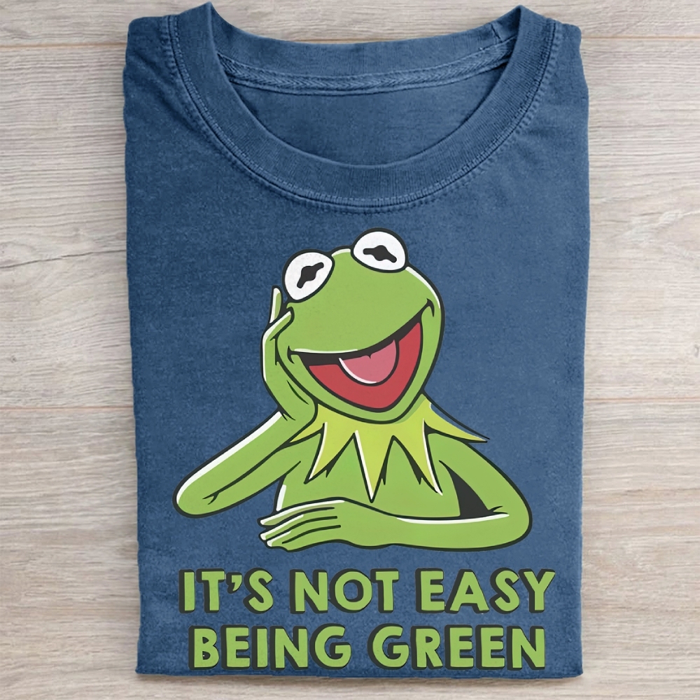"It's Not Easy Being Green" Kermit Vintage Washed Tee