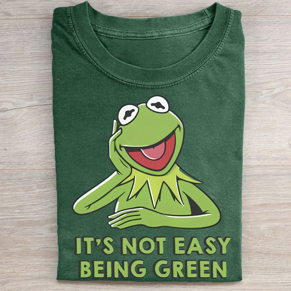 "It's Not Easy Being Green" Kermit Vintage Washed Tee