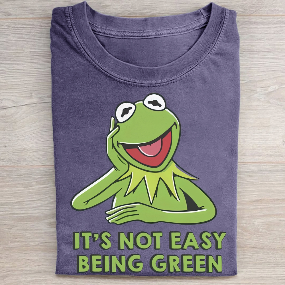 "It's Not Easy Being Green" Kermit Vintage Washed Tee