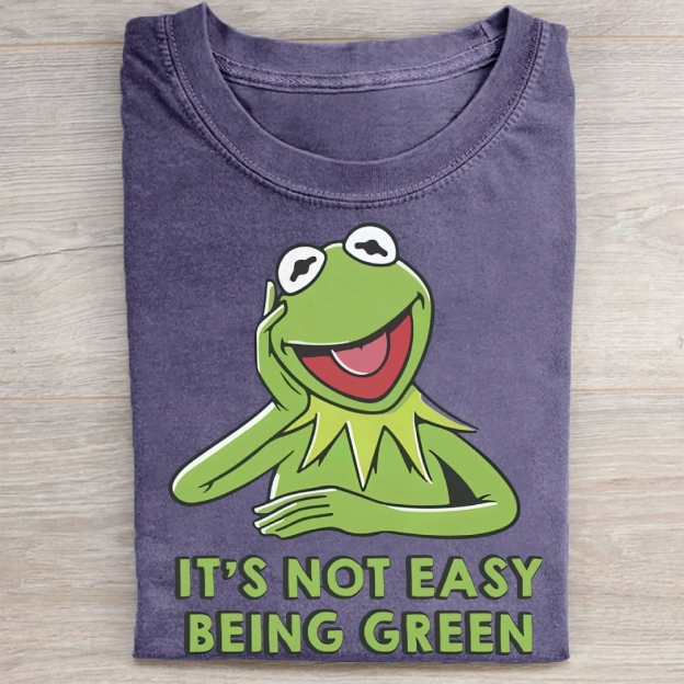 "It's Not Easy Being Green" Kermit Vintage Washed Tee