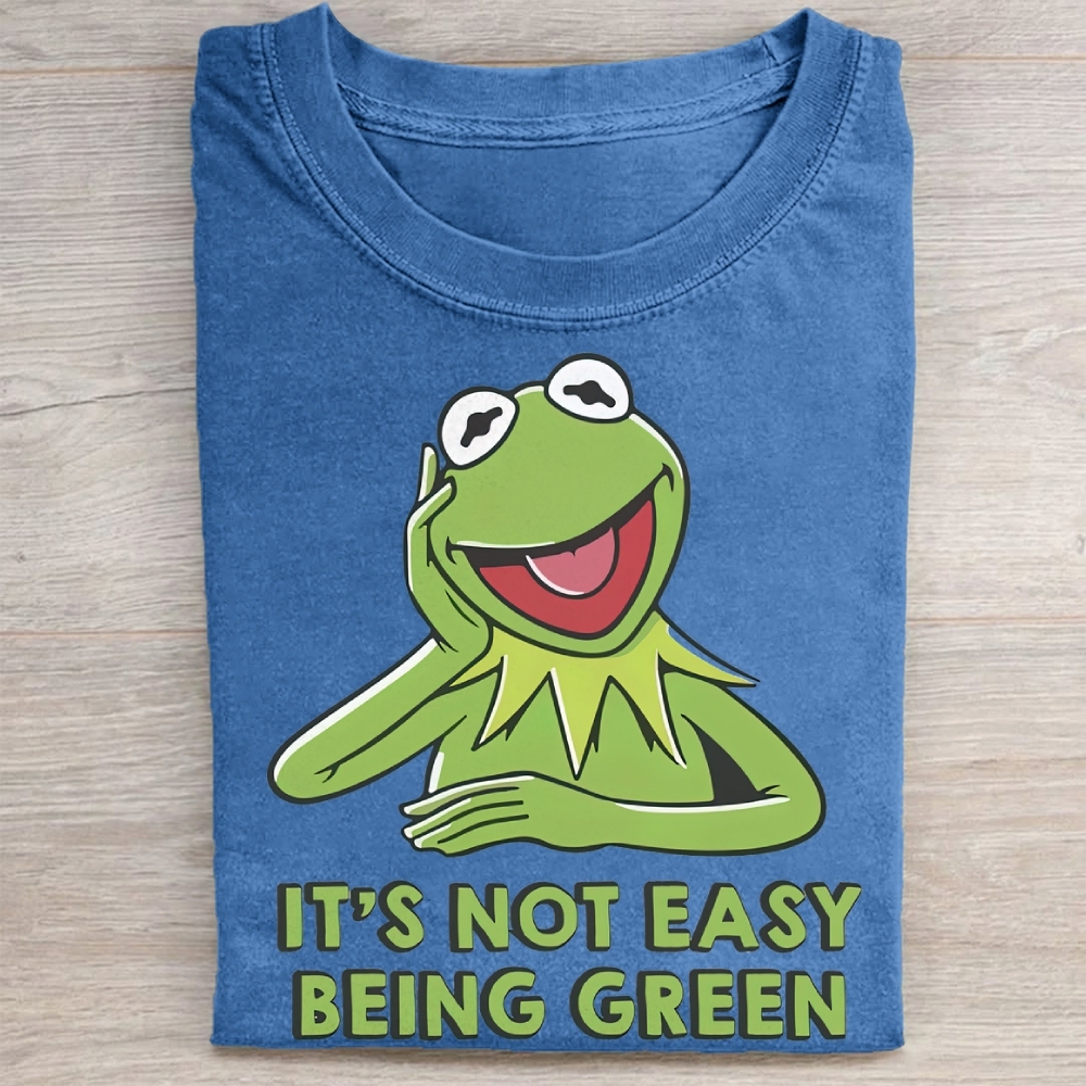 "It's Not Easy Being Green" Kermit Vintage Washed Tee