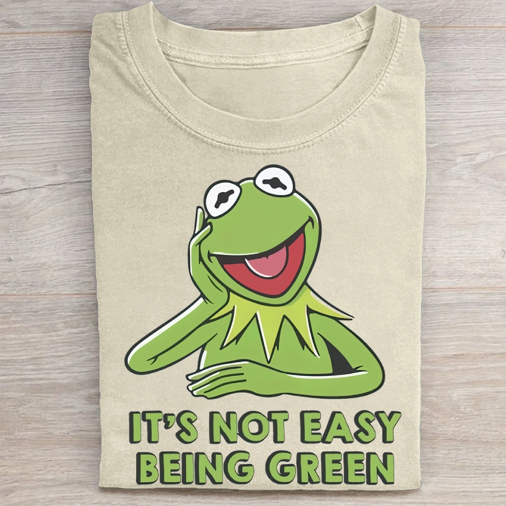 "It's Not Easy Being Green" Kermit Vintage Washed Tee