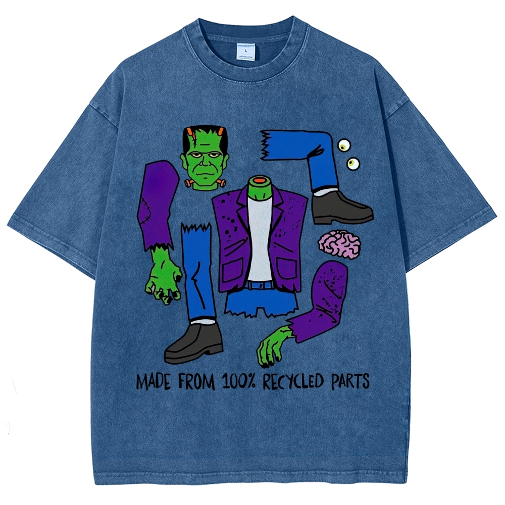 Made From 100% Recycled Parts Washed T-Shirt 