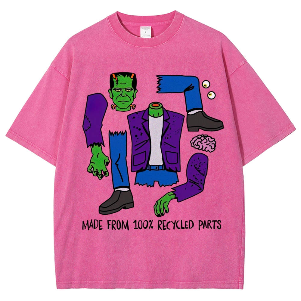Made From 100% Recycled Parts Washed T-Shirt 