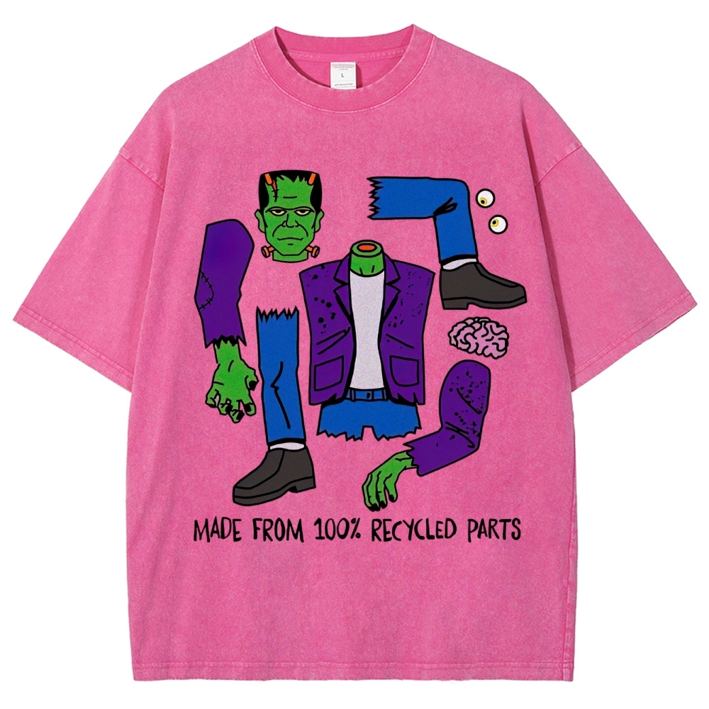 Made From 100% Recycled Parts Washed T-Shirt 