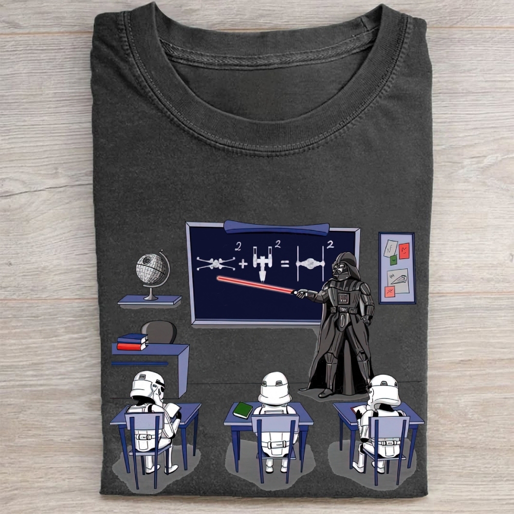"Darth Vader's Math Class" Vintage Washed Tee