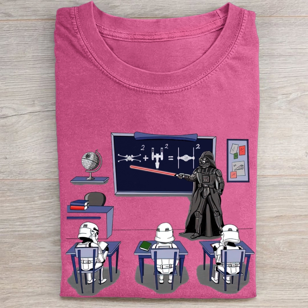 "Darth Vader's Math Class" Vintage Washed Tee