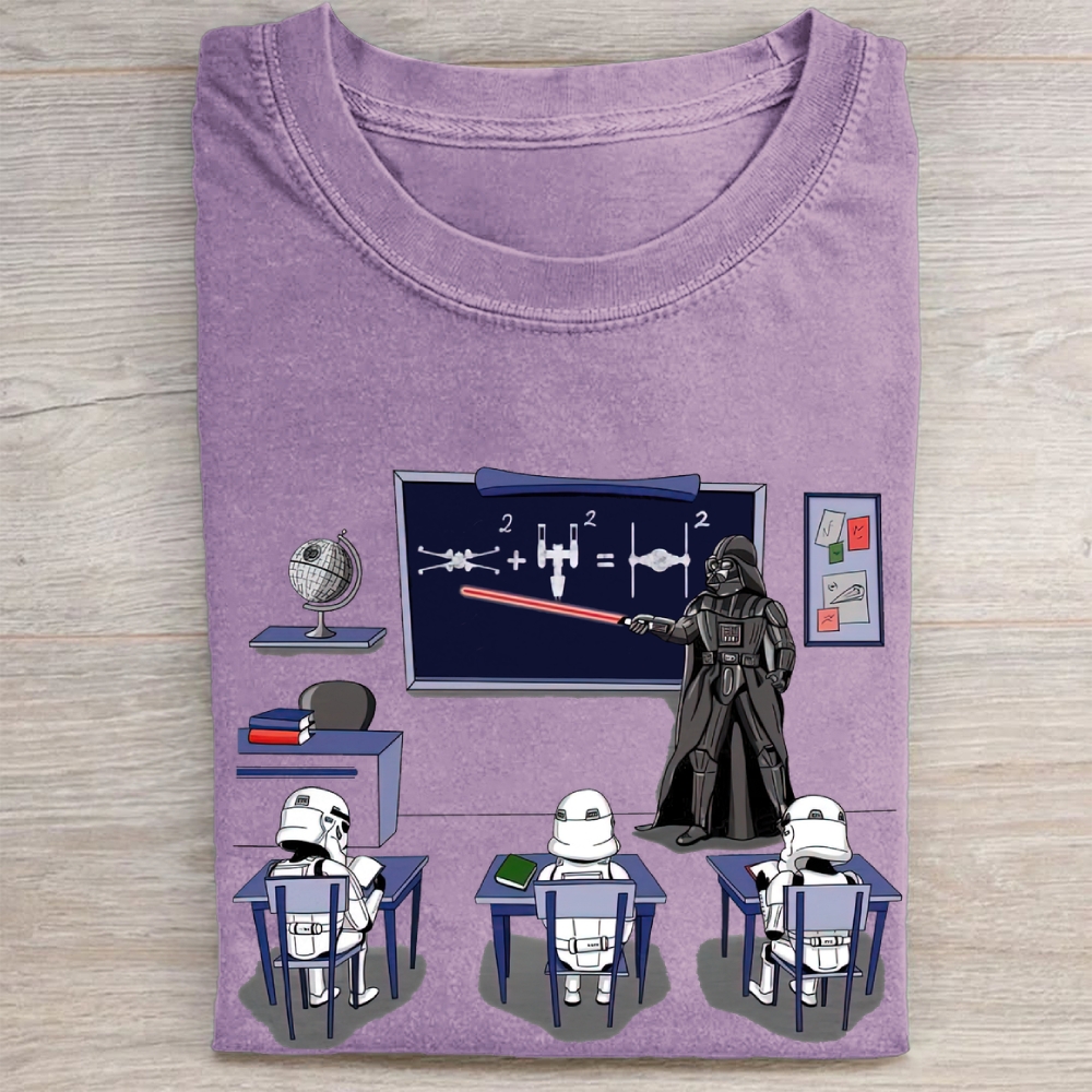 "Darth Vader's Math Class" Vintage Washed Tee