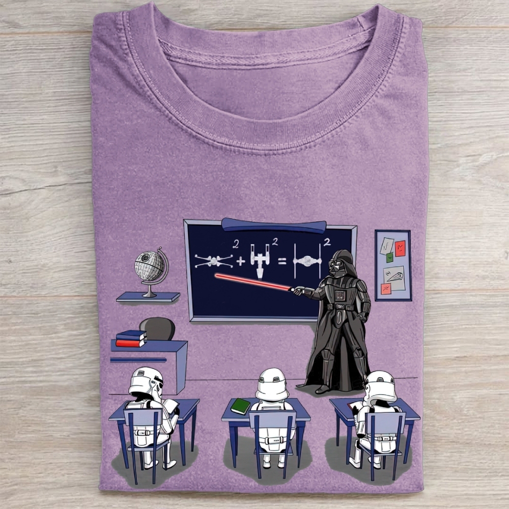 "Darth Vader's Math Class" Vintage Washed Tee