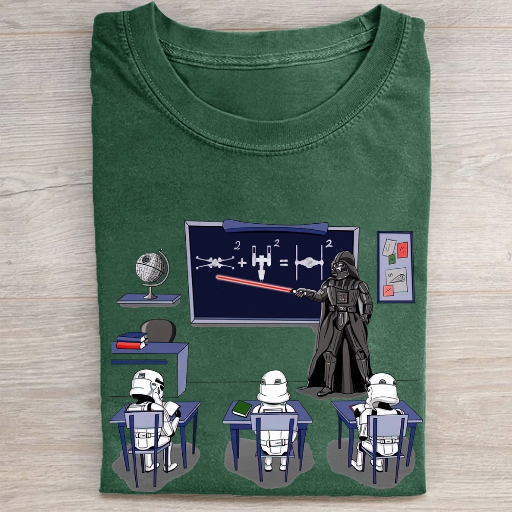 "Darth Vader's Math Class" Vintage Washed Tee