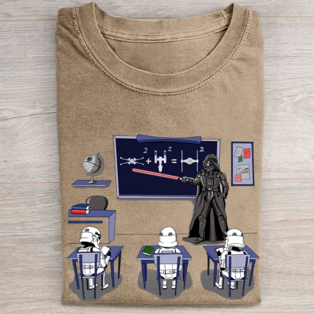 "Darth Vader's Math Class" Vintage Washed Tee