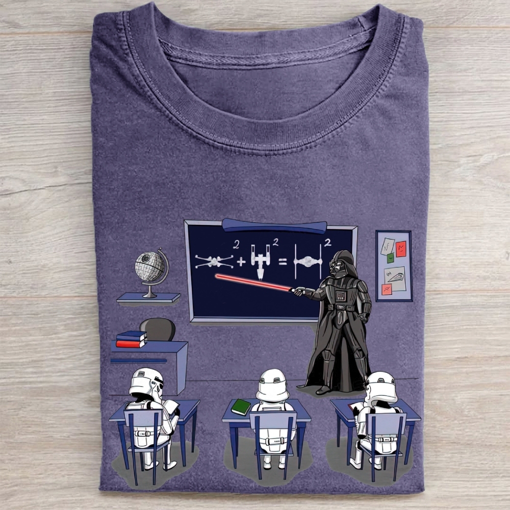 "Darth Vader's Math Class" Vintage Washed Tee