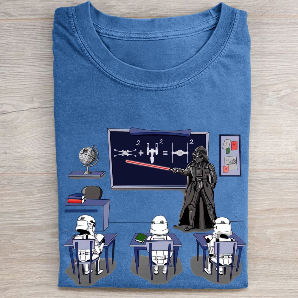 "Darth Vader's Math Class" Vintage Washed Tee