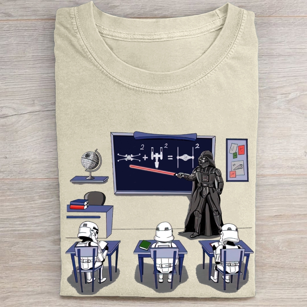 "Darth Vader's Math Class" Vintage Washed Tee