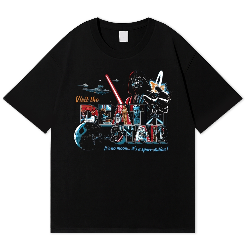 "Visit the Death Star" Cotton T-shirt