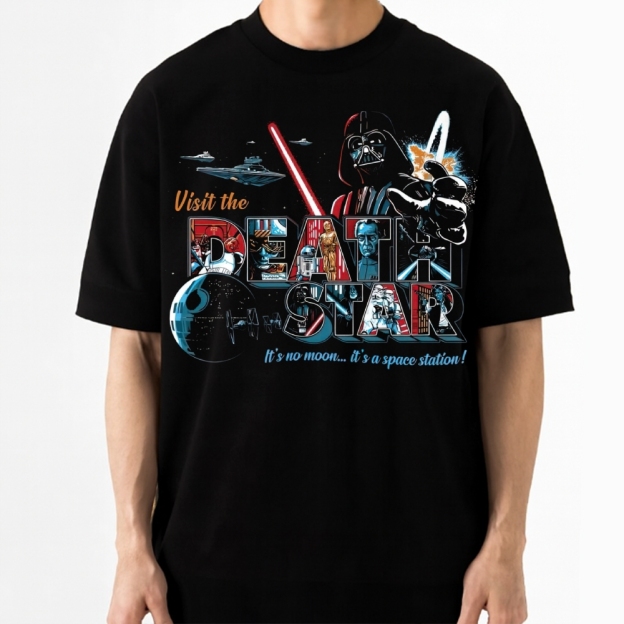 "Visit the Death Star" Cotton T-shirt