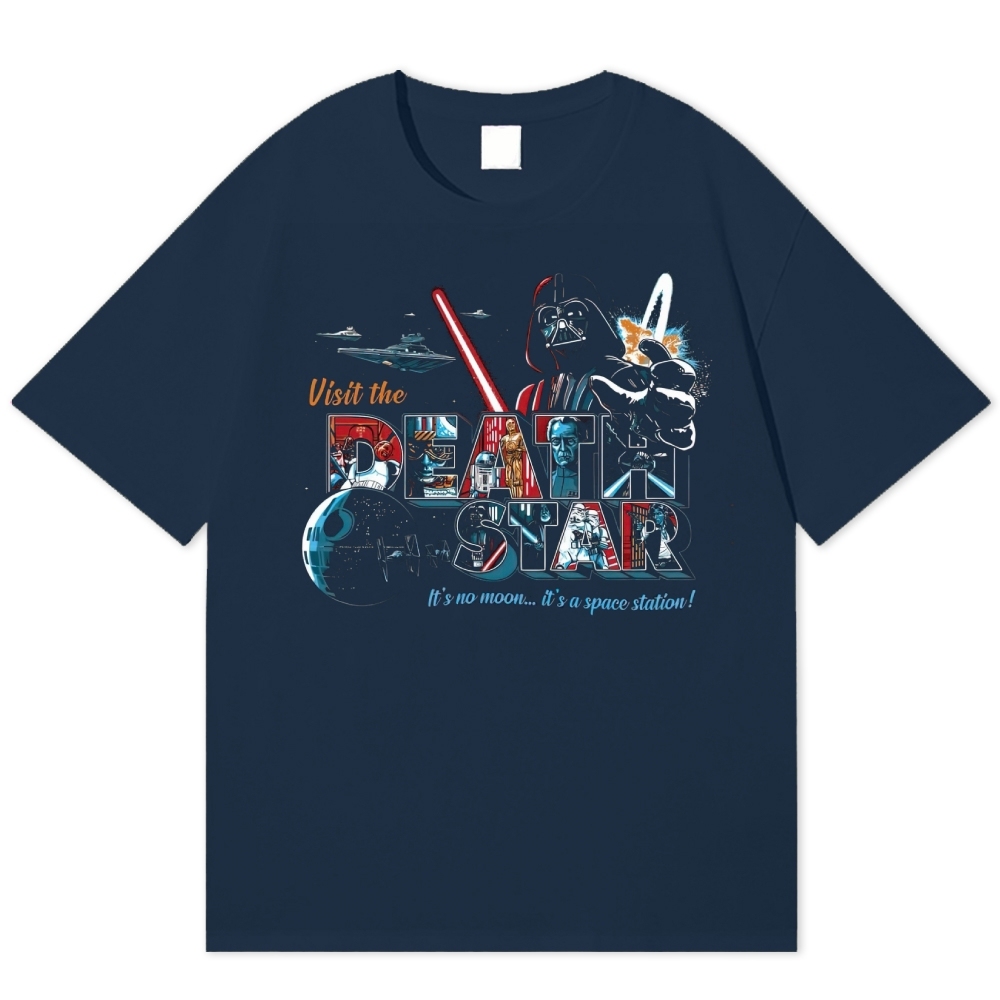 "Visit the Death Star" Cotton T-shirt