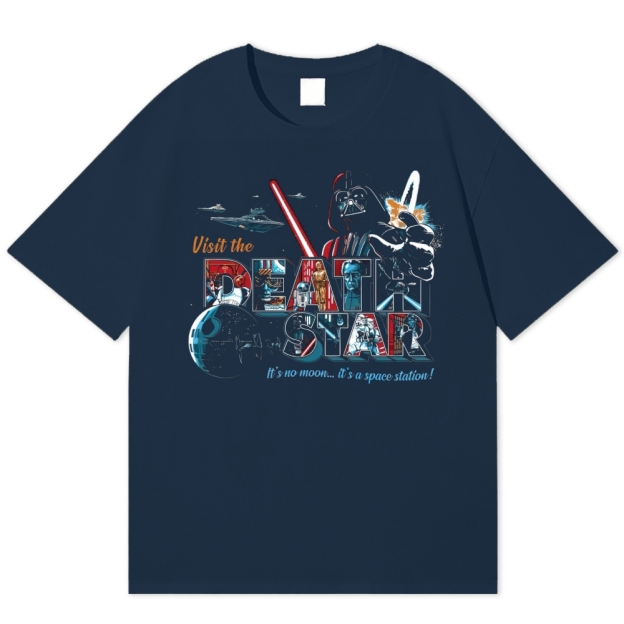 "Visit the Death Star" Cotton T-shirt