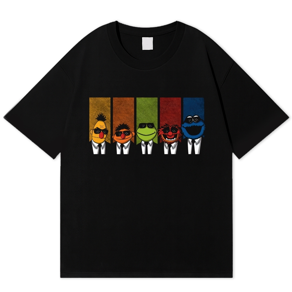 "Muppet Reservoir Dogs" Cotton T-shirt