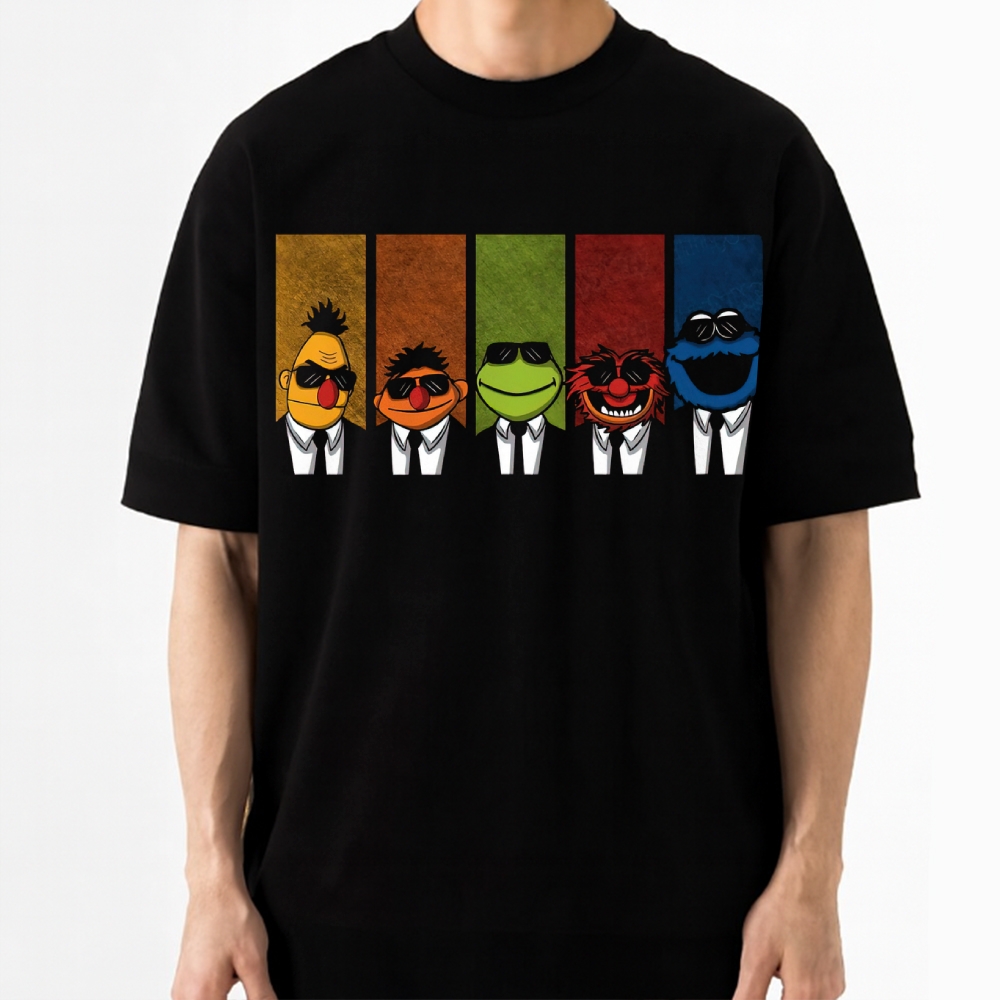 "Muppet Reservoir Dogs" Cotton T-shirt 