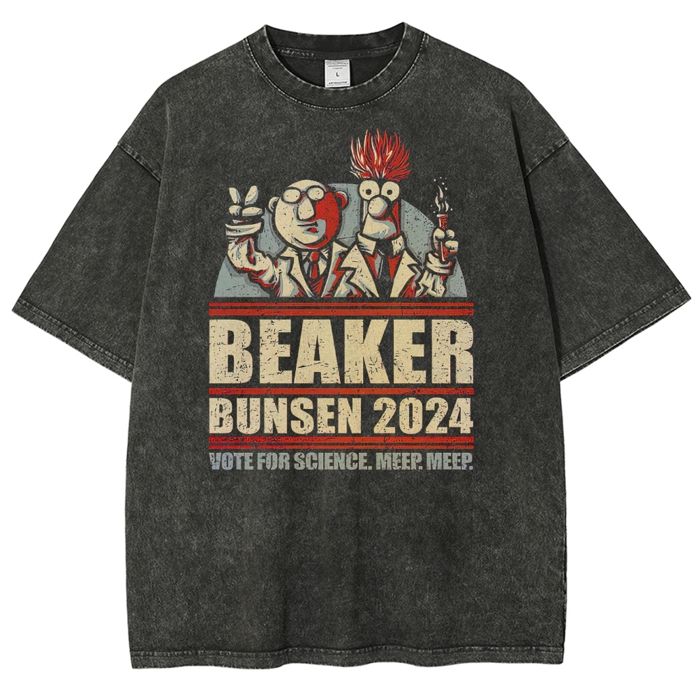 "Beaker & Bunsen 2024" Campaign Washed T-Shirt