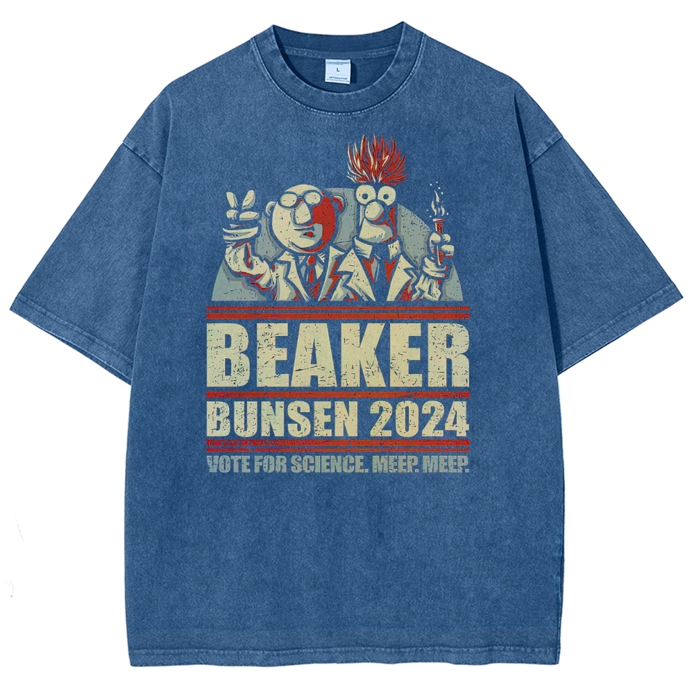 "Beaker & Bunsen 2024" Campaign Washed T-Shirt