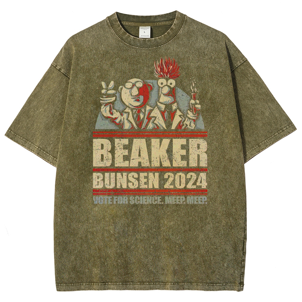 "Beaker & Bunsen 2024" Campaign Washed T-Shirt