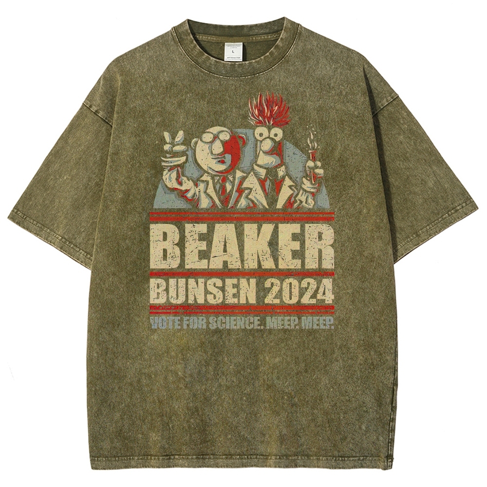 "Beaker & Bunsen 2024" Campaign Washed T-Shirt
