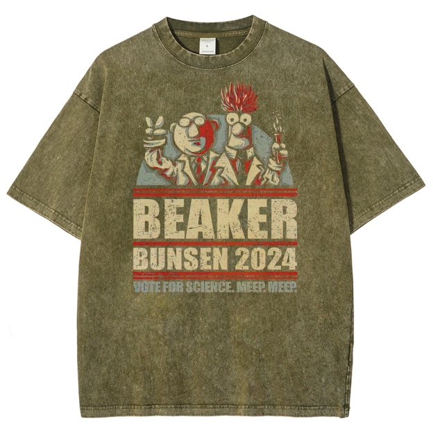 "Beaker & Bunsen 2024" Campaign Washed T-Shirt