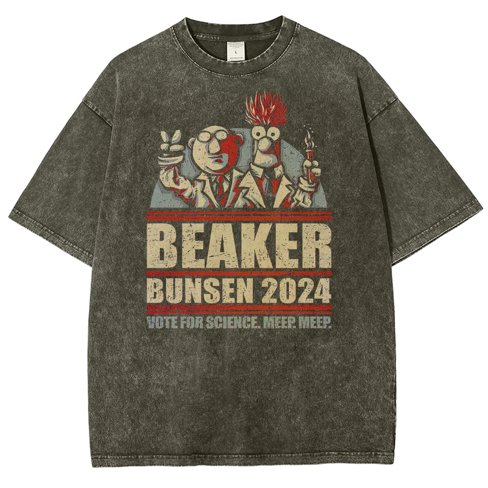 "Beaker & Bunsen 2024" Campaign Washed T-Shirt