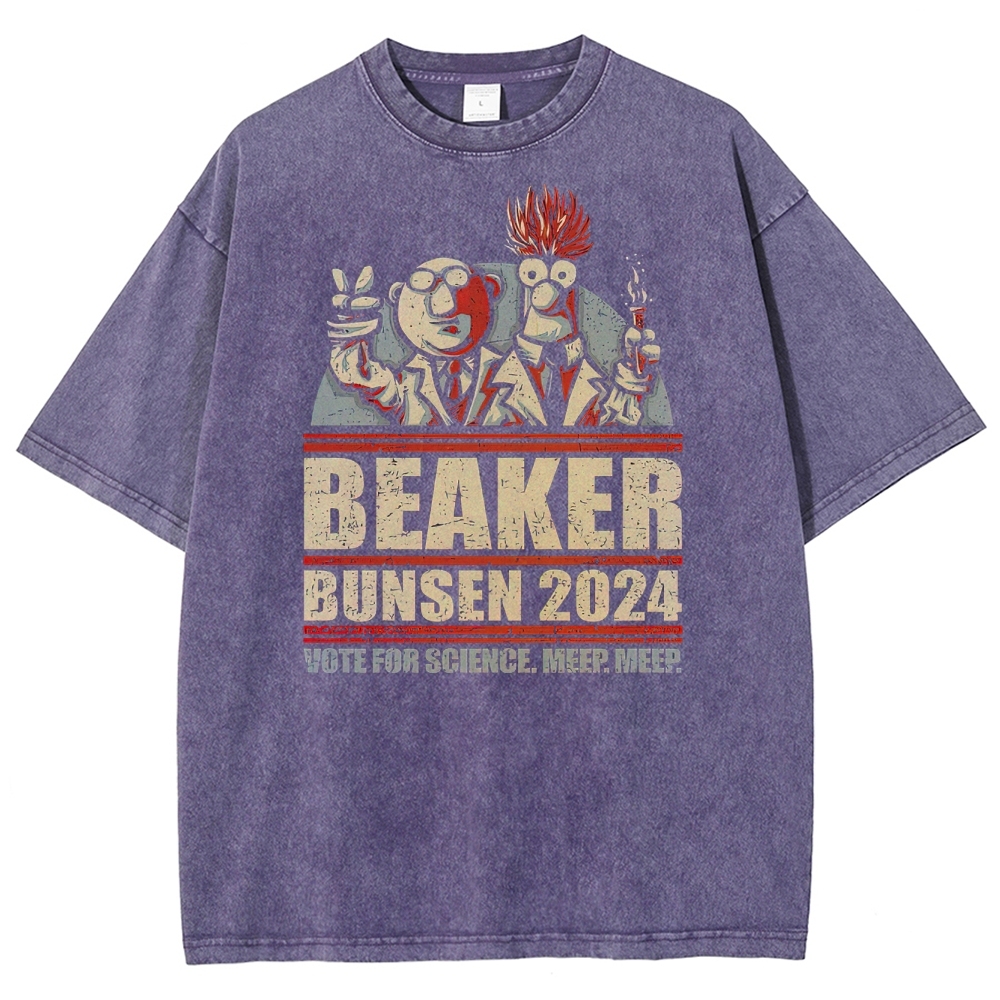 "Beaker & Bunsen 2024" Campaign Washed T-Shirt