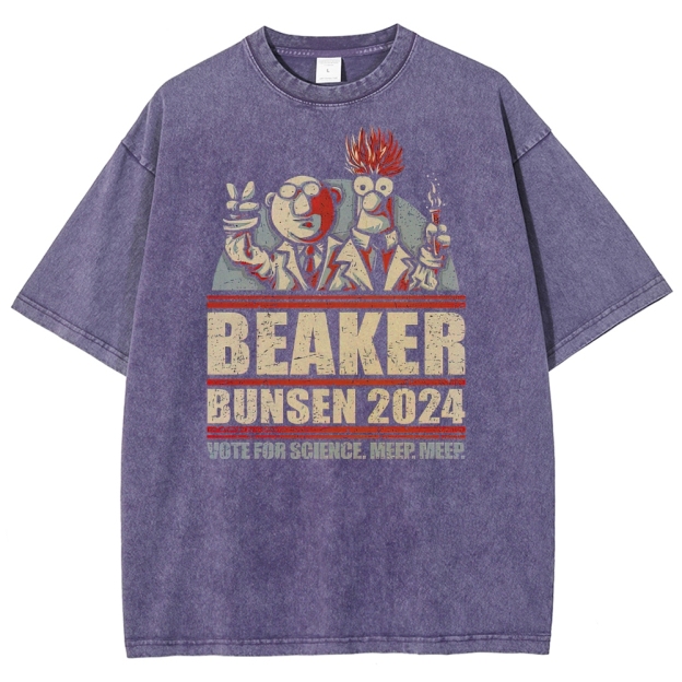"Beaker & Bunsen 2024" Campaign Washed T-Shirt