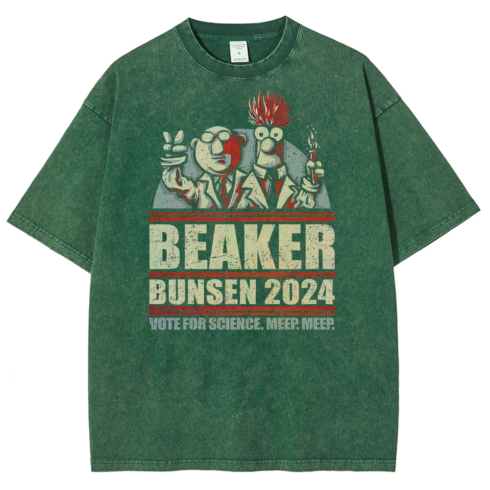 "Beaker & Bunsen 2024" Campaign Washed T-Shirt