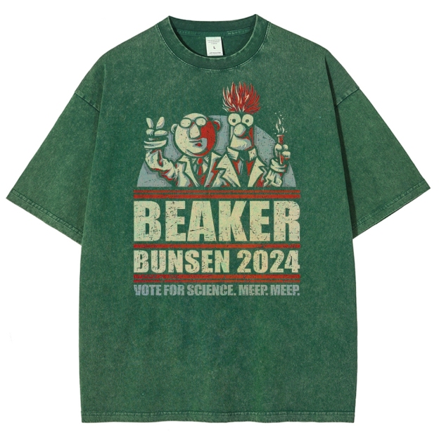 "Beaker & Bunsen 2024" Campaign Washed T-Shirt