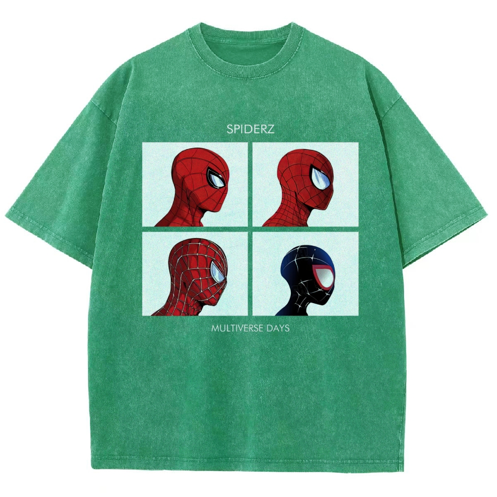 "Spiderz Multiverse Days" Beatles Parody Washed T-Shirt