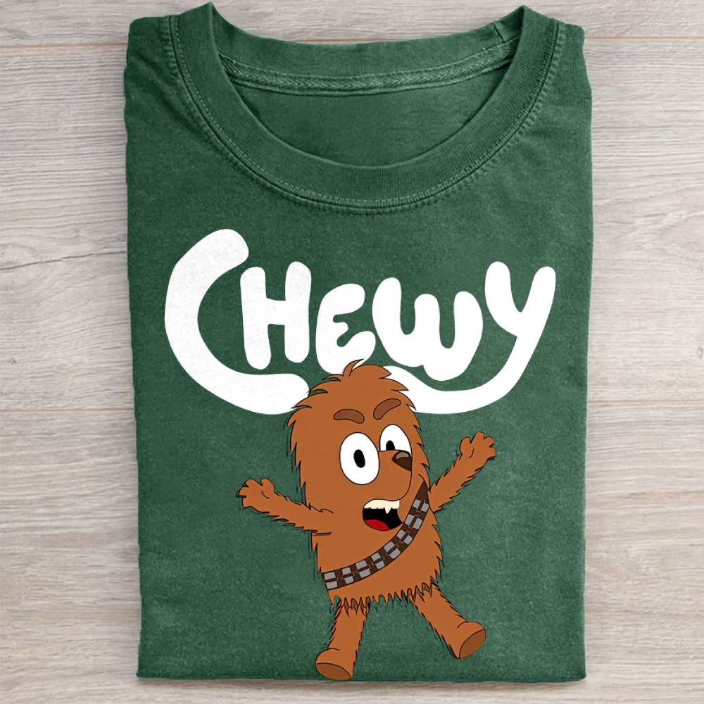 "Cute Chewy" Chibi Chewbacca Vintage Washed Tee
