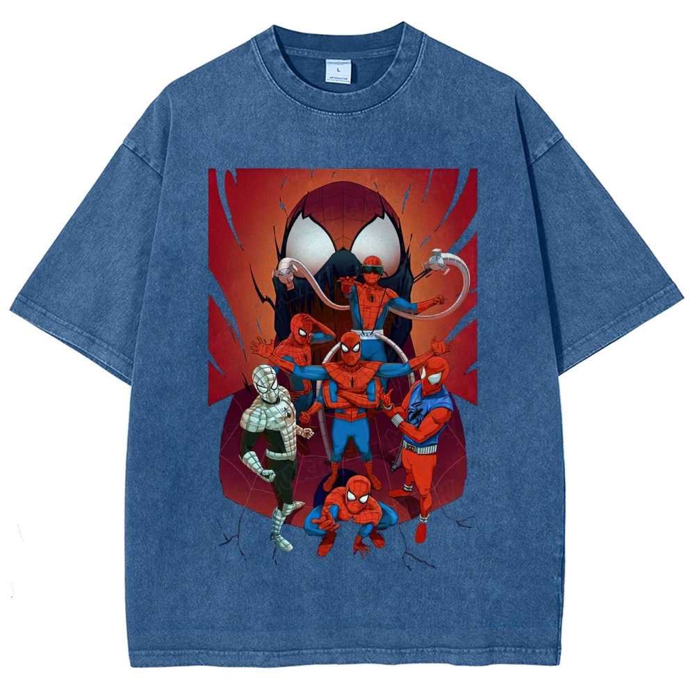 "Spider-Verse Team Assemble" Washed T-Shirt