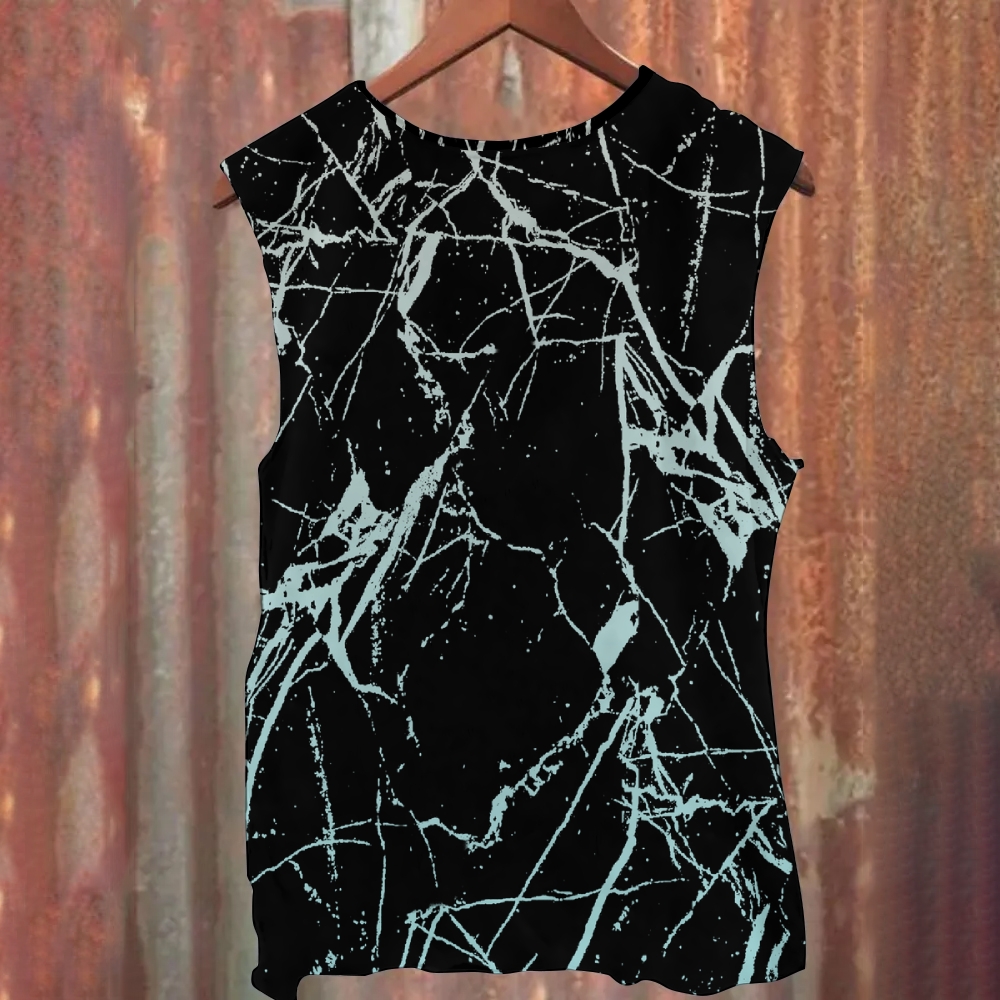 Retro Horror Movie Printed Tank Top 