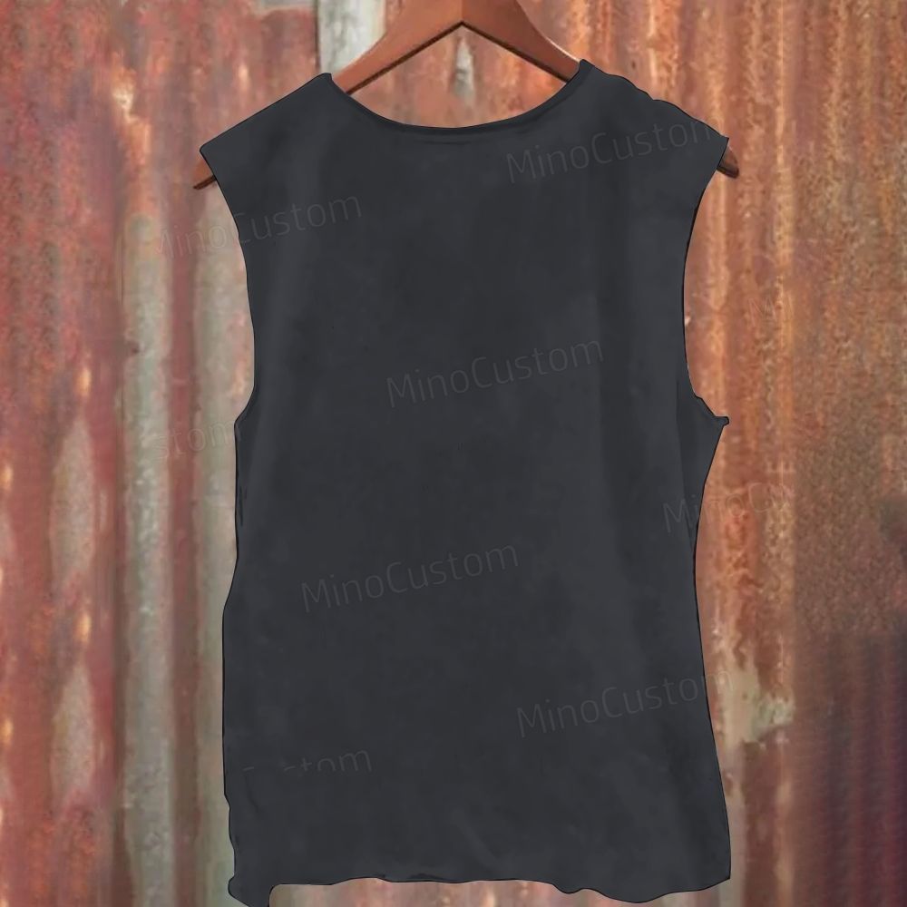 "Don't Panic" Red-haired Muppet Character Sleeveless Tank Top