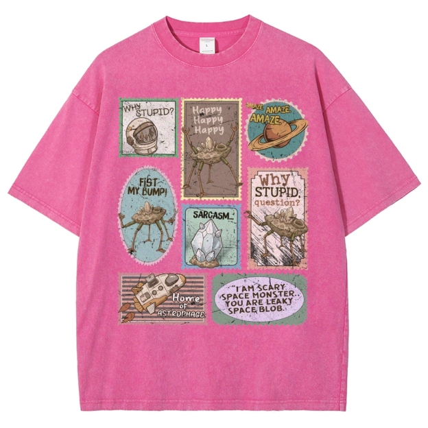 Amaze Retro Sci-Fi Washed T-Shirt 